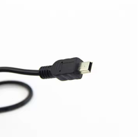 Cable eléctrico negro de 1,0 metros, enchufe USB Mini, pantalla LED, Cable con Sensor IR, chaqueta de PVC, trenza de cobre puro para Escáner de impresora de DVD y PC