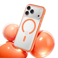 Coque de téléphone magnétique effet mat avec bouton IA intégré et protection antichute Airbag pour iPhone 18 17 Pro Max
