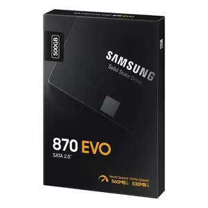 Sam Sung 870 EVO 500GB V-NAND 2.5 นิ้ว 512MB LPDDR4 MZ-77E500B SATA SSD 500GB ssd ฮาร์ดไดรฟ์ภายใน