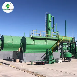 Black tyre pyrolysis oil distillation to new diesel fuel oil machine suppliers