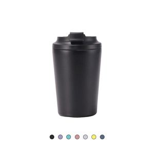 Mug isotherme en acier inoxydable 12 oz, portable, pour voyage, tasse à café chaude isolée avec couvercle, vente en gros - Product Image 1