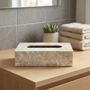 2025 Unique Craft India Contemporary Elegant Rectangle <b>Tissue</b> <b>Box</b> <b>Holder</b> Handmade Napkin Dispenser Multi-Purpose Bathroom Home - Product Image 6