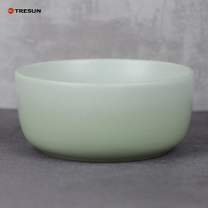 Prix d'usine Ensemble d'assiettes de cuisine de mariage Ensemble de vaisselle en grès glaçure de couleur rouge dégradé complet pour le dîner - Product Image 3