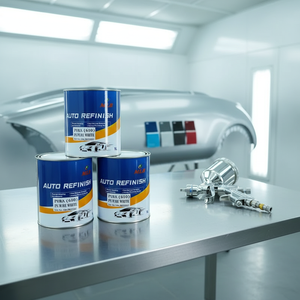 Pintura en aerosol de PU de resina acrílica endurecida 2K, capa transparente de alta cobertura para revestimiento de plástico líquido automotriz y coche - Product Image 1