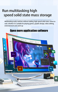 Venta caliente 1080P Gaming <span class=keywords><strong>Desktop</strong></span> <span class=keywords><strong>Computer</strong></span> 31,5 24 27 32 pulgadas en All-in-One PC Gaming Pantalla curva All in One PC Office Home - Product Image 3