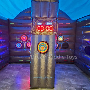 Jeux de Carnaval de Combat <span class=keywords><strong>Ninja</strong></span> Interactifs, Jeu IPS, Arène Gonflable à Vitesse Lumineuse, Tente LED - Product Image 3