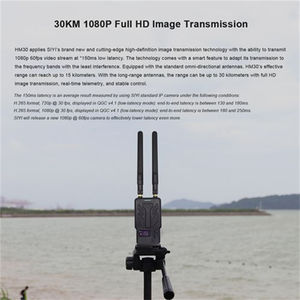Sistema de Radio de Enlace de Video Digital Full HD Original SIYI HM30, Transmisor con Control Remoto, Pantalla Táctil OLED, 1080p, 60fps, 150ms, 30KM - Product Image 4