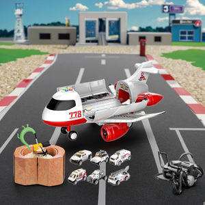 Ensemble de jouets d'avion pour enfants-<span class=keywords><strong>Ambulance</strong></span> Aircraft Play Set avec 6 camions de sauvetage - Product Image 5