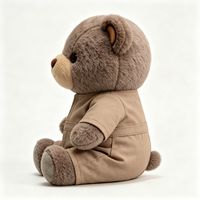 Ours en peluche à l'habillage tendance, jouet en peluche intégral pour la vente au détail, la vente en gros et les ours en peluche personnalisés