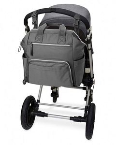 Sac à dos à couches échantillon gratuit, grande capacité, structure à ouverture large avec matelas à langer - Product Image 6