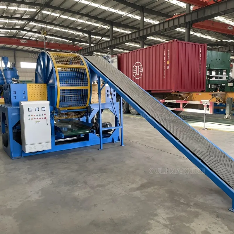 Rubber Truck Banden Shredder Machine Afvalband Recycling Machine