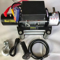 Treuil électrique marin pour volailles 8000 12000 13500, treuil électrique à câble synthétique 24V 12V