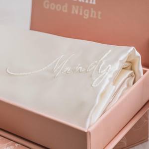 Hot Bán Mặt Hàng Quà Tặng Lụa Gối Tốt Cho Tóc Và Da Lụa Pouch100 % Dâu Lụa Gối Trường Hợp Và Mắt Bộ Mặt Nạ - Product Image 2