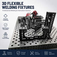 Plateforme de soudage flexible tridimensionnelle en gros, table de soudage 3D de haute précision, gabarit de fixation pour assemblage de soudure