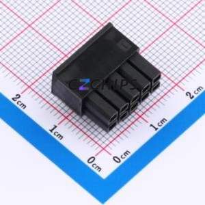 HX30002-10P Housing (Wire-to-Board / Wire-to-Wire) P=3mm Connector ( Jack Structure: 2x5P )( Pitch: 3mm )( Row Spacing: 3mm ) - Product Image 2