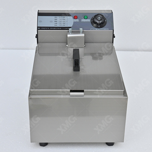 Freidora Industrial <span class=keywords><strong>de</strong></span> Acero Inoxidable XMG, <span class=keywords><strong>de</strong></span> Sobremesa, <span class=keywords><strong>de</strong></span> Gran Capacidad, con un Solo <span class=keywords><strong>Tanque</strong></span>, <span class=keywords><strong>para</strong></span> Pollo Frito y Papas Fritas - Product Image 3