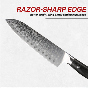 5Pcs Damascus Chef <strong>Knife</strong> Set Stainless Steel Laser Pattern Razor <strong>Sharp</strong> Ergonomic Ambidextrous Handle <strong>Kitchen</strong> <strong>Knives</strong> - Product Image 5