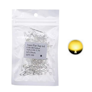 Ấm Trắng Đỏ Xanh Xanh Cam Vàng Hồng màu bóng đèn chỉ số 3 mét Flat Top <span class=keywords><strong>LED</strong></span> Light Emitting Diode - Product Image 6