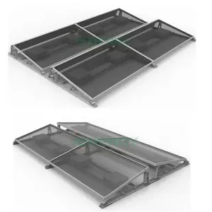 Einfache Installation Aluminium Solar Ballast Dach montage Solar panel Montage halterung Flachdach Montage Kit