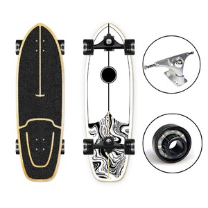 <span class=keywords><strong>Surfskate</strong></span> Ultra Lisse 75cm 5+2 Maple CX4 Trucks 7051 Roues PU Haute Précision pour Entraînement de Carving et Surf - Product Image 1