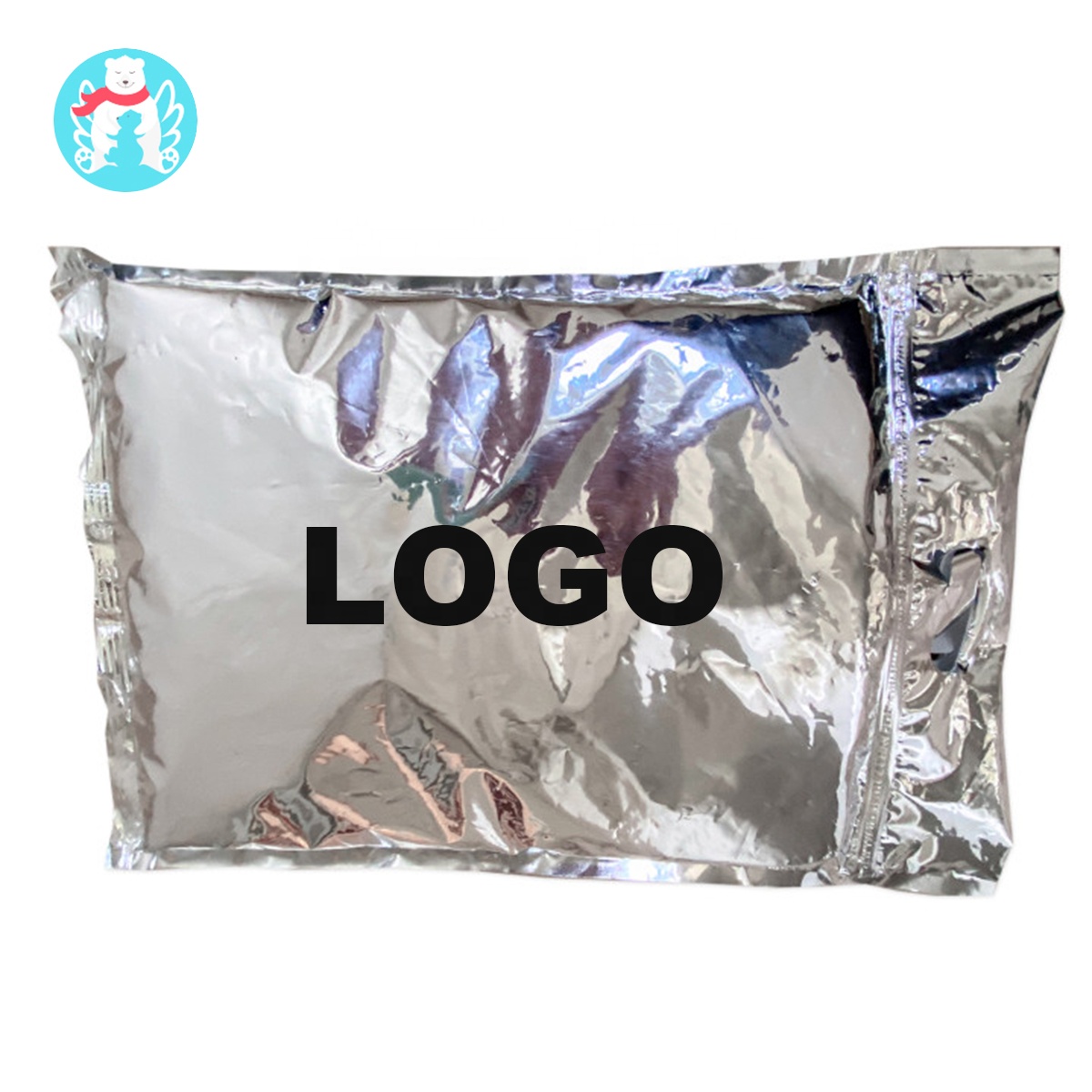 Reusable Heat preservation cotton materials Aluminum themal cooler insulated envelope bag for shipping food