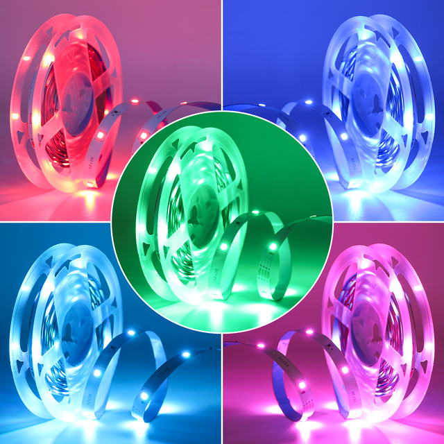 Factory Selling 12V Led Rgb Strip Lamp SMD 3535 Ip20 Waterproof LED RGB Smart Strip Lights