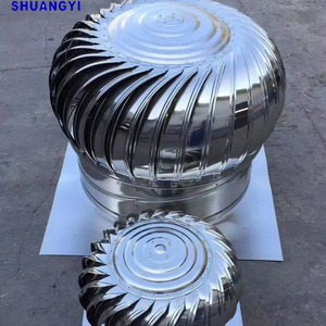 Ventilateur de toit sans alimentation électrique, à énergie éolienne, haute vitesse, avec pales en acier inoxydable 201/304/316, résistant à la pluie, pour entrepôt et atelier - Product Image 1