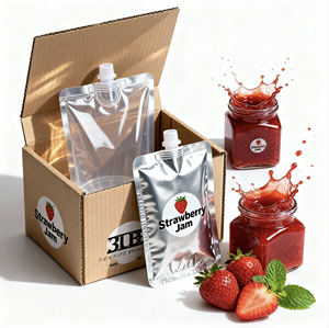 Emballage personnalisé biodégradable en huile de palme, sac en boîte, sac pour sirop, sac pour sirop de <span class=keywords><strong>coca</strong></span>, sac pour eau - Product Image 3