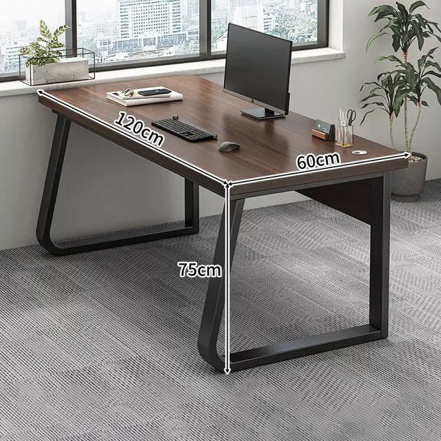 Computer Workstations Desk for Small Spaces,Wood Home Office Study Desks Vintage Minimalist Writing Desk with