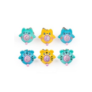 Jincan, venta al por mayor, creativa, piedra, papel, tijeras, adivinanzas, huevo, juguete giratorio, llavero de animales de dibujos animados, juguete de regalo para niños - Product Image 1
