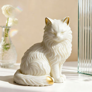 Moule <span class=keywords><strong>en</strong></span> silicone Maine Coon facile à utiliser, figurine 3D de chat de dessin animé réaliste pour la fabrication de <span class=keywords><strong>savon</strong></span>, l'artisanat et les occasions spéciales - Product Image 6