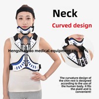 Attelle de fixation réglable et respirante de classe I pour la tête, le cou et la poitrine, pour la rééducation postopératoire des fractures de la colonne cervicale