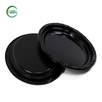 Assiettes en plastique empilables personnalisables Flash – Assiettes repas robustes et sûres, jetables pour collations, desserts, fêtes et mariages