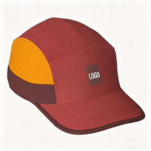 Casquette de <span class=keywords><strong>camping</strong></span> 5 panneaux personnalisée de haute qualité – Créez votre propre logo et motif de patch – Casquette de sport légère en nylon pour la course à pied - Product Image 3