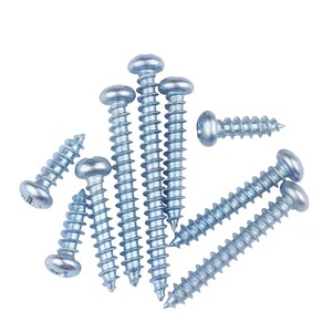Phillips Head Self Tapping Screws Metric Coarse Thread Round Head Grade 8.8 Carbon Steel Construction Industry Use - Product Image 1