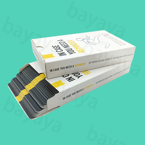 Gioco di carte di affermazione nutriente per l'anima personalizzato in fabbrica 50 discorsi di incoraggiamento biblici per la crescita personale devozione quotidiana fatta di carta - Product Image 4