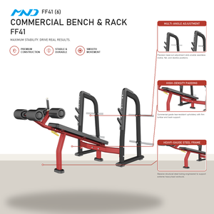 Banco de Ejercicios Declinable Clásico Profesional MND para Gimnasios, Venta al Por Mayor para Distribuidores en <span class=keywords><strong>Barcelona</strong></span>, Fácil Montaje - Product Image 1