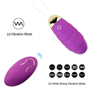Purple Clitoral <b>Vibrator</b> Egg Wireless <b>Remote</b> Control Adult Stimulation Toy - Product Image 5