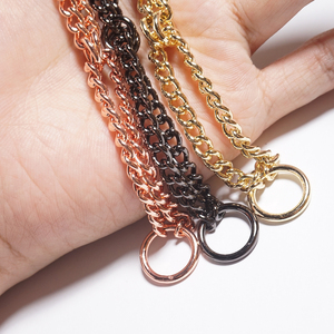 Collar de Cadena Martingale de Acero Inoxidable Color Oro Rosa, Estilo Nuevo y Ecológico, para Perros Pequeños - Product Image 6