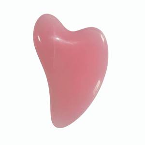 Outils de soin du visage en résine rose, massage du visage, lifting, Guasha pour le visage - Product Image 1