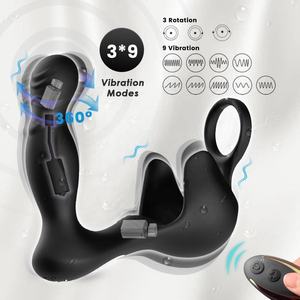 2023 nuovo vibratore anale con anello del pene vibrante prostatico massaggiatore di spinta testa vibratore <span class=keywords><strong>per</strong></span> gli uomini donne sesso anale giocattoli - Product Image 2