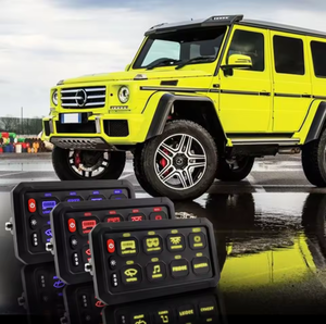 12V/24V RGB 8 gang xe chuyển đổi bảng điều khiển với Relay Box điều khiển mạch cho máy xúc offroad xe ô tô THUYỀN xe buýt - Product Image 1