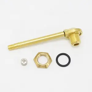 European Style Bronze Valve For Tires With 15.7mm/.625'' Large Rim Hole Brass Clamp-in Truck Tire Valves
