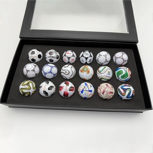 Cuentas Decorativas Focal Beads, 18 Piezas/Juego, Adornos para Fanáticos <span class=keywords><strong>de</strong></span> <span class=keywords><strong>la</strong></span> <span class=keywords><strong>Copa</strong></span> Mundial, Coleccionables, Partido <span class=keywords><strong>de</strong></span> Fútbol Mundial 1970-<span class=keywords><strong>2022</strong></span>, Mini Balón <span class=keywords><strong>de</strong></span> Fútbol Conmemorativo, Caja <span class=keywords><strong>de</strong></span> Regalo - Product Image 4