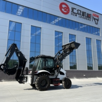 Mini-chargeuse compacte, chargeuse frontale, tracteur, chargeuse sur pneus avec moteur, pompe et roulement