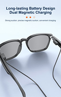 Lunettes Intelligentes Photochromiques SHR 2026 avec Assistant IA, Étanchéité IP68, Chargement Magnétique, Monture en Titane, Batterie 140 mAh, Multifonction