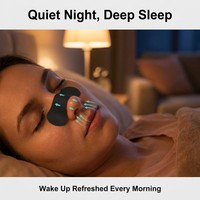 Bandes nasales élastiques noires personnalisées en gros pour une meilleure respiration, un sommeil amélioré et une ventilation anti-ronflement
