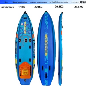 Planche de surf gonflable pour sports nautiques, pêche, <span class=keywords><strong>paddle</strong></span> board adulte, SUP, course, aviron, ski nautique JS-FB340 - Product Image 1