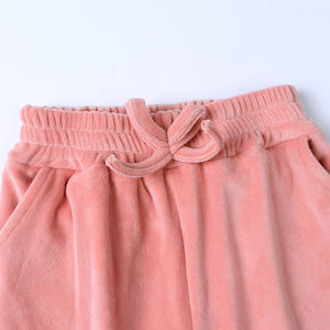 2025年冬キッズ女の子服セットベルベットトラックスーツパーカープレーンジップアップ服セット子供スウェットスーツ10代の女の子服 - Product Image 6