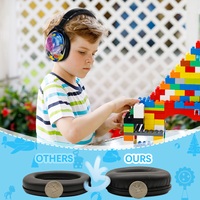 Protection auditive pour enfants, protège-oreilles NRR 22dB, motif graphique personnalisé, protège-oreilles anti-bruit, protège-oreilles passifs réglables
